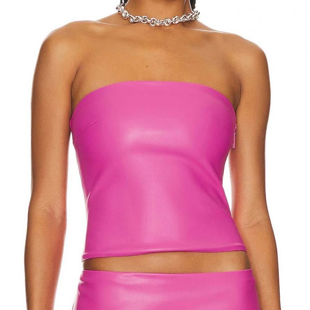 CULTNAKED Pink Bandeau Top